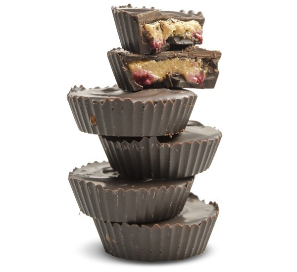 Caramel Raspberry PB Cups Recipe