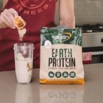 Bulk Nutrients' Earth Protein in a Vanilla Chai Smoothie