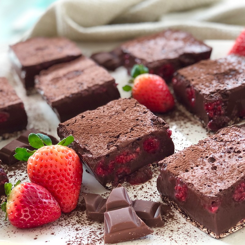 Choc Raspberry Turkish Delight Slice | Bulk Nutrients Recipes