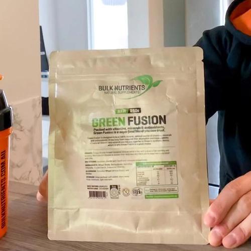 Bulk Nutrients' Green Fusion - photo courtesy of @ellamartyn