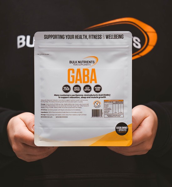 Bulk Nutrients' Gamma Aminobutyric Acid (GABA) help induce relaxation sleep though it can also lead to higher levels of muscle growth