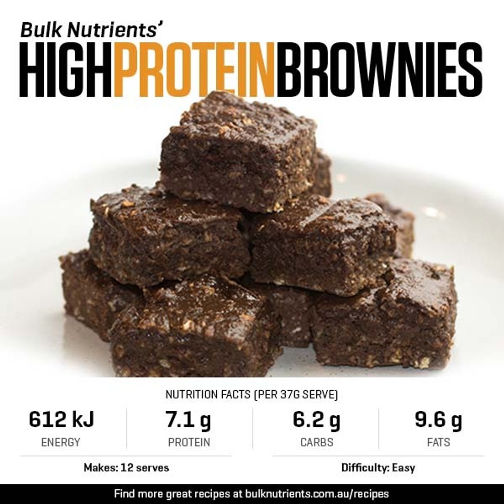 High Protein Brownie Recipe | Bulk Nutrients Recipe