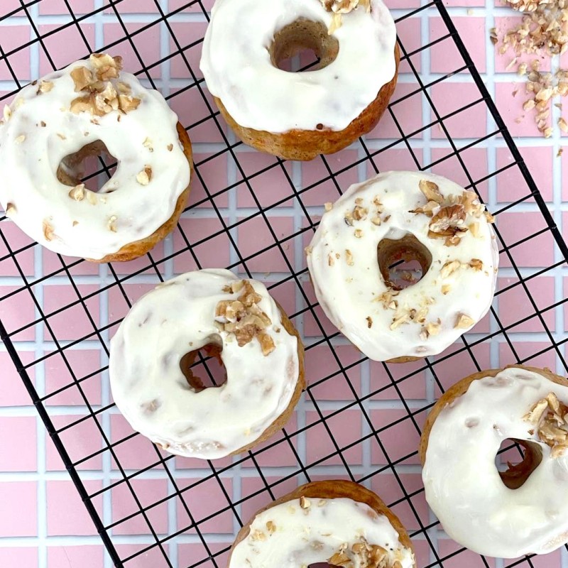 Carrot Cake Doughnuts
