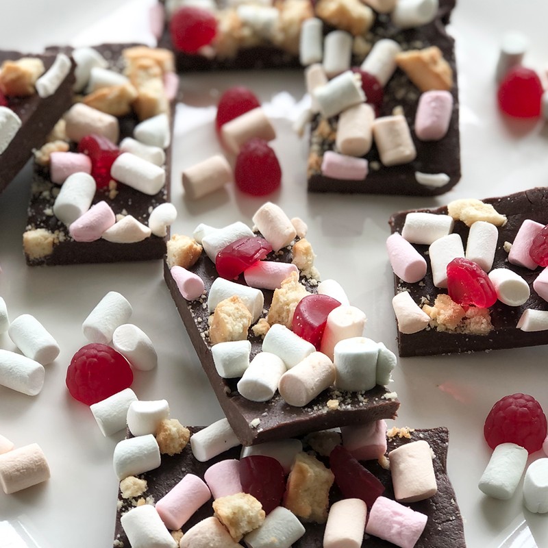 Rocky Road Protein Bars Recipe