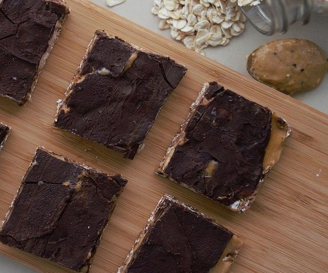 High Protein Low Carb Caramel Slice Recipe from Bulk Nutrients