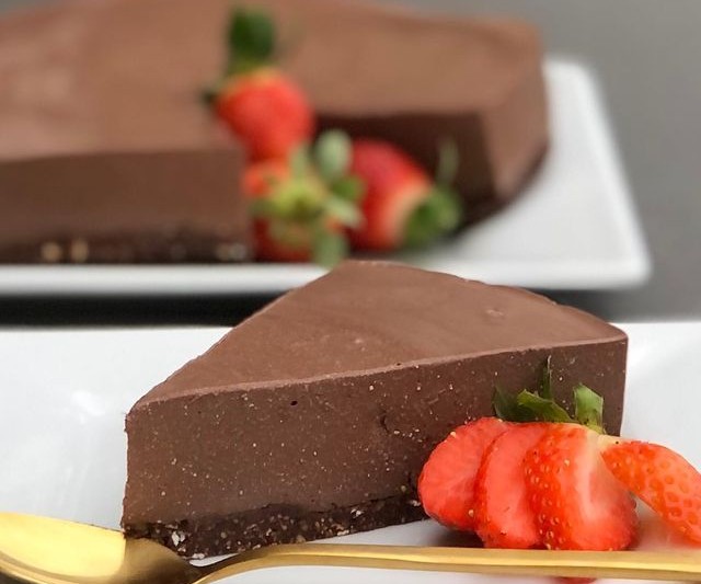 High Protein Choc Cheesecake