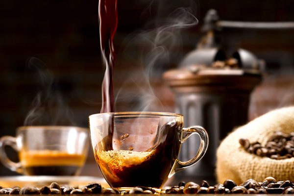 Making a coffee