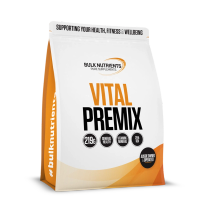 Bulk Nutrients' Vital Pre Mix a small serve only 1.46g offers up to 25% of your recommended daily intake of vitamins and minerals