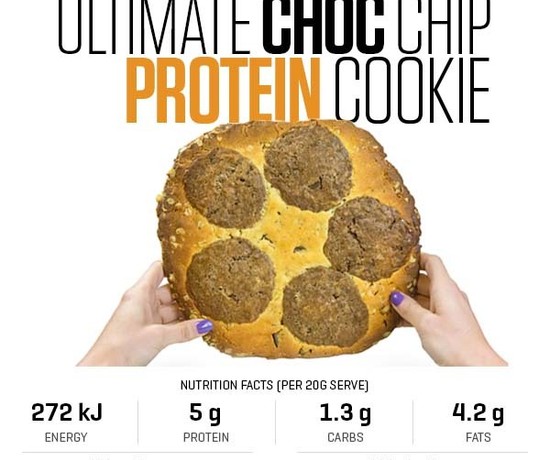 Ultimate chocolate chip oat protein cookie recipe from Bulk Nutrients