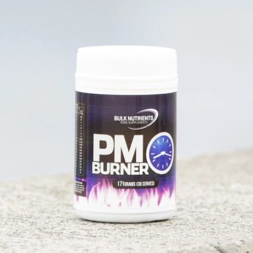 Bulk Nutrients' PM Burner: the ultimate night time formula for to assist with recovery from exercise and restful sleep.