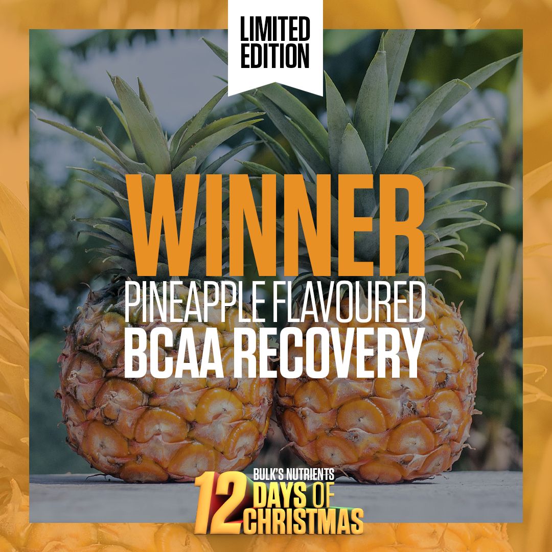 Bulk Nutrients' 12 Days of Christmas 2020 Winners: BCAA Recovery in Pineapple