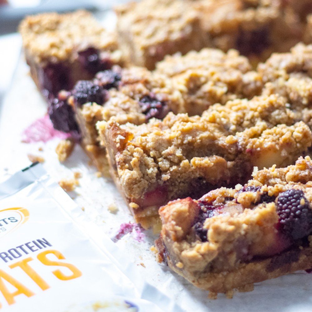 High Protein Apple Blackberry Slice | Bulk Nutrients Recipe