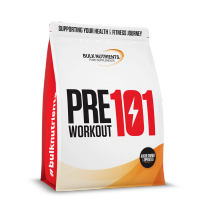 Bulk Nutrients' Pre Workout 101 certified to crush workouts offers sustained energy more focus and no crash
