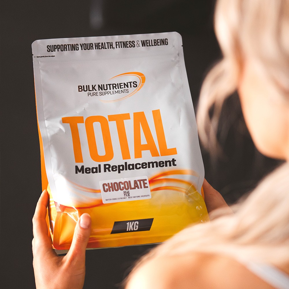 Packed with everything needed to replace a meal, Bulk Nutrients' Total Meal Replacement is perfect for those who want proper nutrition while on-the-go. Chocolate flavour.