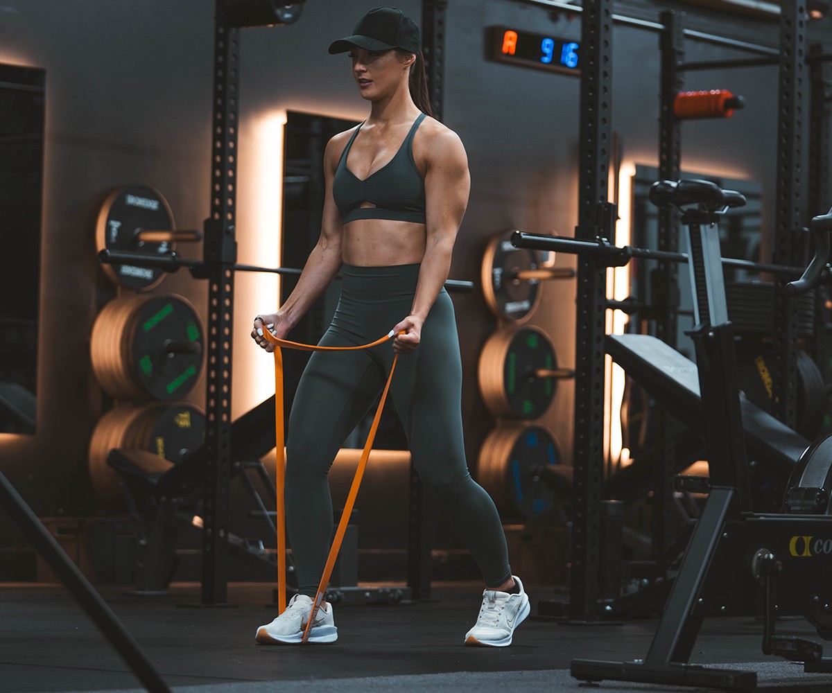 BN Ambassador Helena Sly in the gym