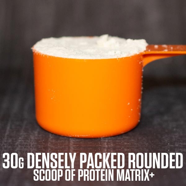 Dosage size 30 grams of Protein Matrix+