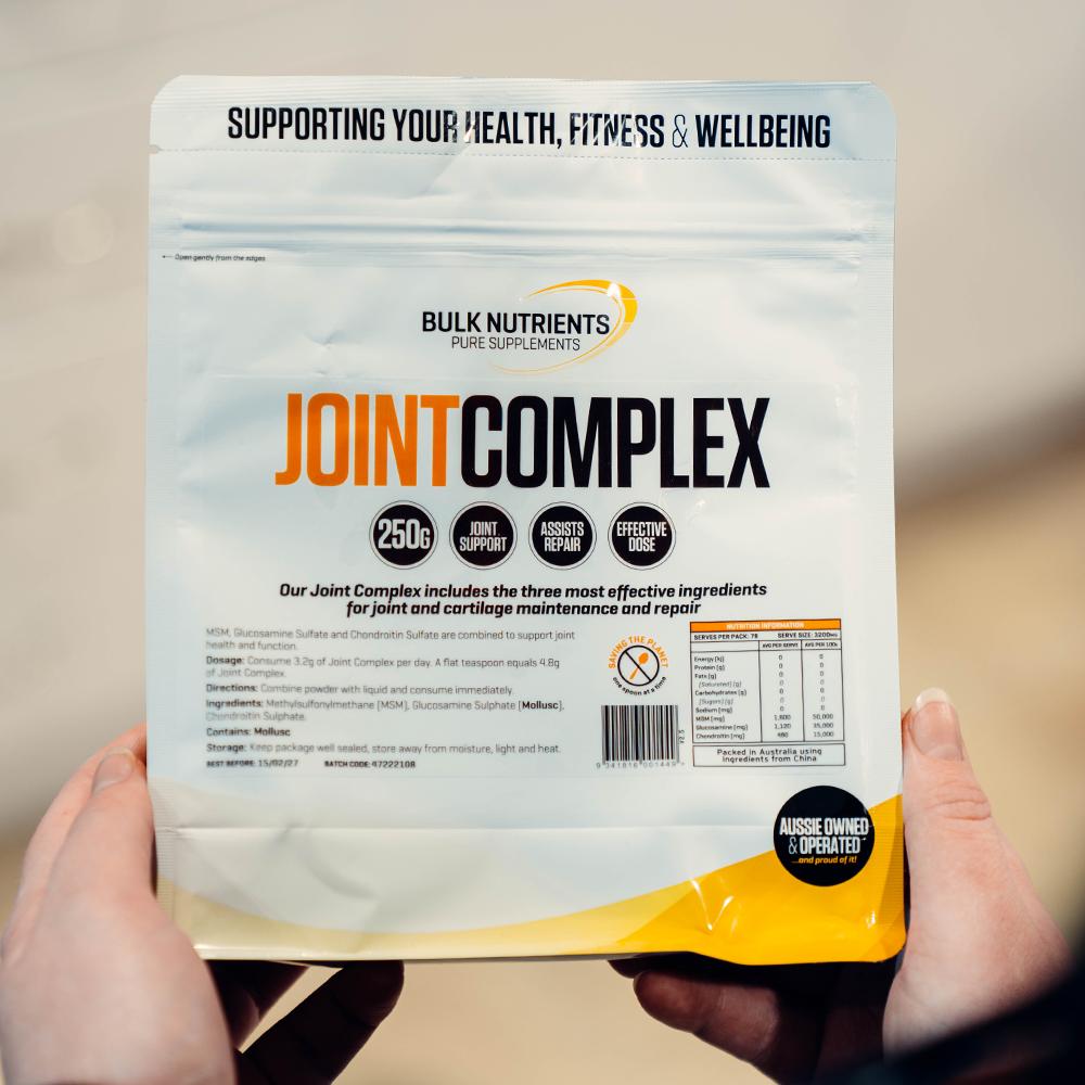 Bulk Nutrients' Joint Complex suffering from painful joints Joint Complex can do wonders for you