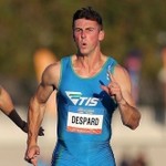 Jacob Despard Sprinting on the Track