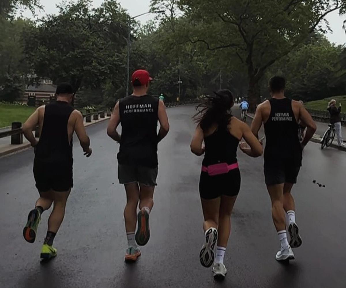 Bulk Nutrients Ambassador Ryan Hoffman with running group