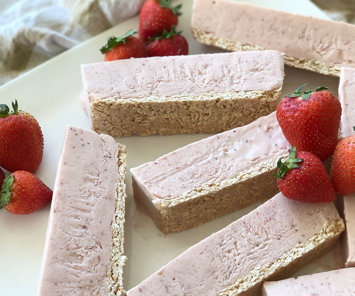 Strawberry Icecream Bars
