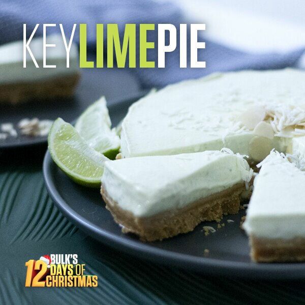 High Protein 12 Days of Christmas - Key Lime Pie recipe from Bulk Nutrients