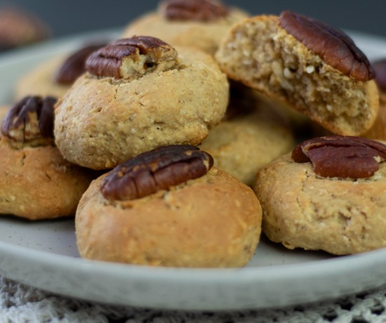 High Protein Quick and Easy Nutty Biscuits recipe from Bulk Nutrients