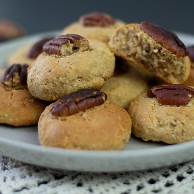 High Protein Quick and Easy Nutty Biscuits recipe from Bulk Nutrients