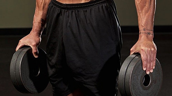 Plate pinchers are great for training your forearms