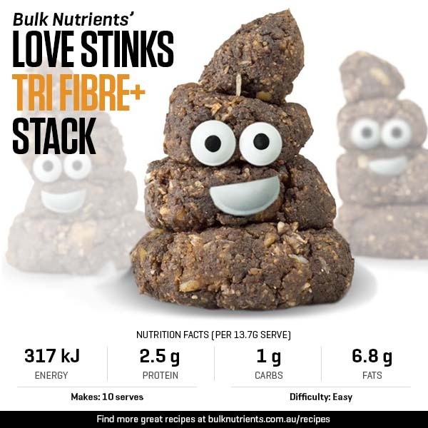 Love Stinks Tri Fibre+ Stack recipe from Bulk Nutrients