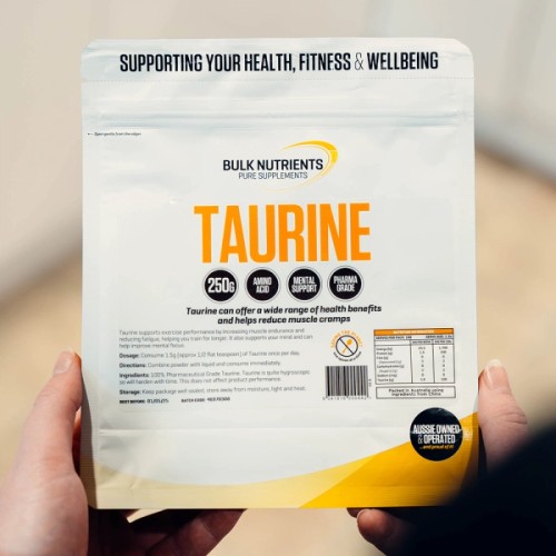 Bulk Nutrients' Taurine can support increased endurance, improved muscle strength, and reduced muscle fatigue, enabling you to push through challenging workouts and achieve peak performance.