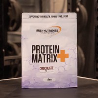 Bulk Nutrients' Protein Matrix+ exceptionally creamy and easily digested high quality protein blend