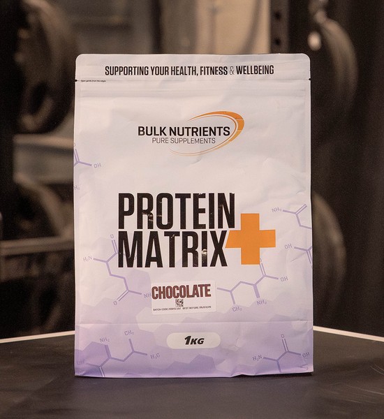 Bulk Nutrients' Protein Matrix+ exceptionally creamy and easily digested high quality protein blend