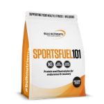 Bulk Nutrients' SportsFuel 101 blend of carbs protein free form amino acids and electrolytes to assist with energy hydration reducing muscle soreness and sustaining energy levels