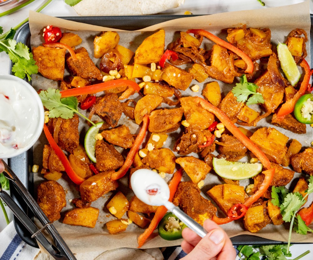 One Pan High Protein Fajita Chicken | Bulk Nutrients Recipes