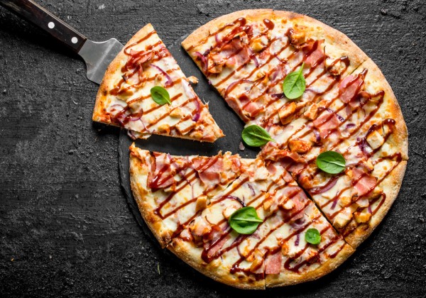 The Ultimate Dinner - BBQ Chicken Pizza and Protein Milkshakes recipe from Bulk Nutrients 
