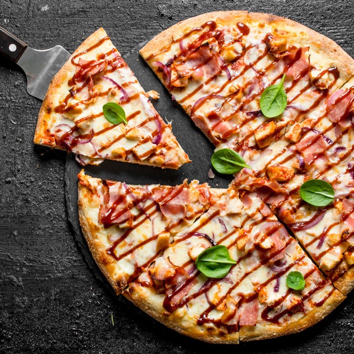 The Ultimate Dinner - BBQ Chicken Pizza and Protein Milkshakes recipe from Bulk Nutrients