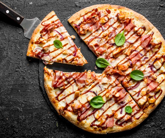 The Ultimate Dinner - BBQ Chicken Pizza and Protein Milkshakes recipe from Bulk Nutrients
