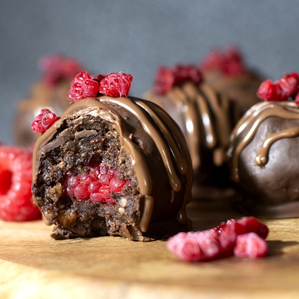 Vegan Choc Berry Truffles recipe from Bulk Nutrients