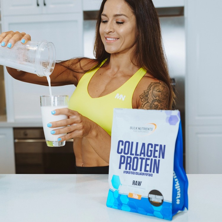 Get the protein your body needs to thrive with Bulk Nutrients' Collagen Protein in Cold Brew Coffee flavour, provides over 20g of protein per serving.