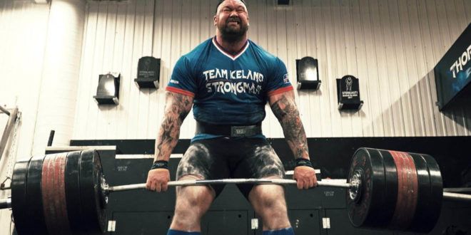 Image taken from @thorbjornsson aka ‘The Mountain’ on Game of Thrones’ Instagram account. Here he is dead-lifting over 450kg.