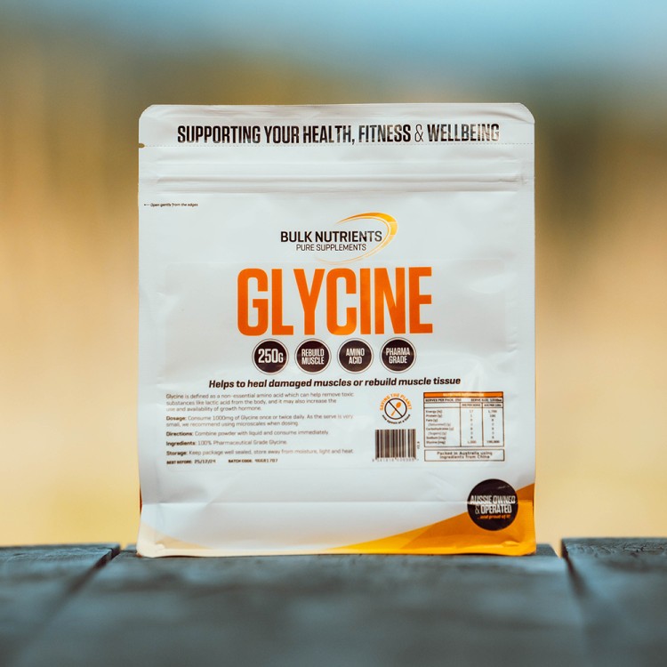 Glycine has also been shown to support cell volumizing as well as slowing down the breakdown of muscle tissue.