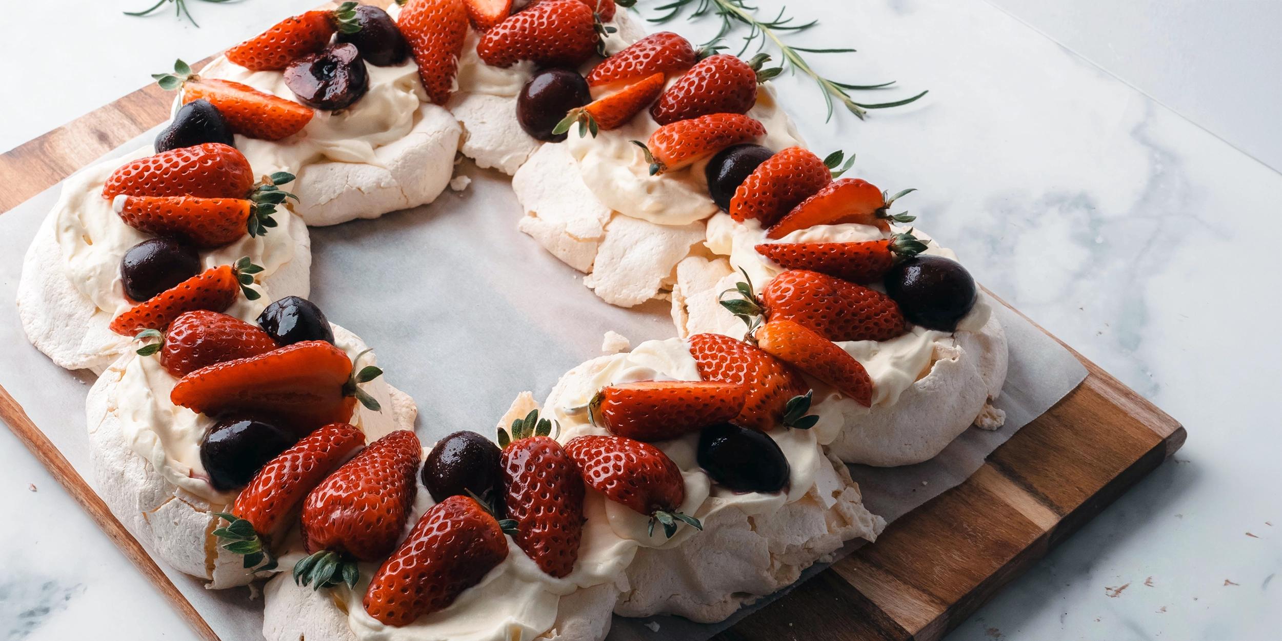 Mixed Berry Protein Pavlova Recipe