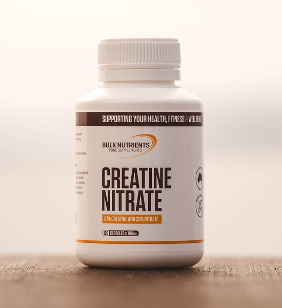 Bulk Nutrients' Creatine Nitrate Capsules are well known for providing a pump effect