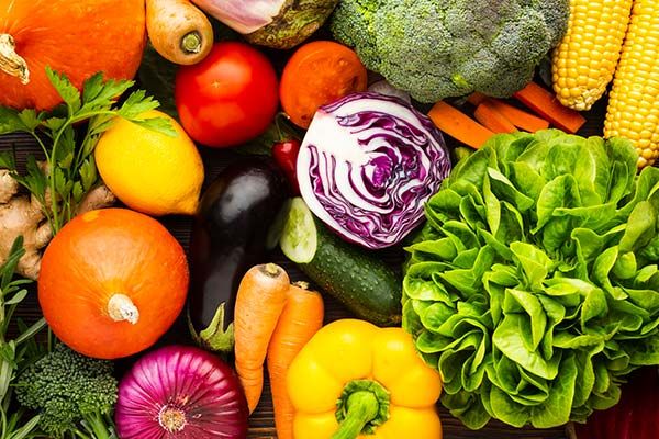 Eat the rainbow! Consuming a wide variety of fruits and vegetables will ensure nutrient needs are met and promoted in the unborn baby.