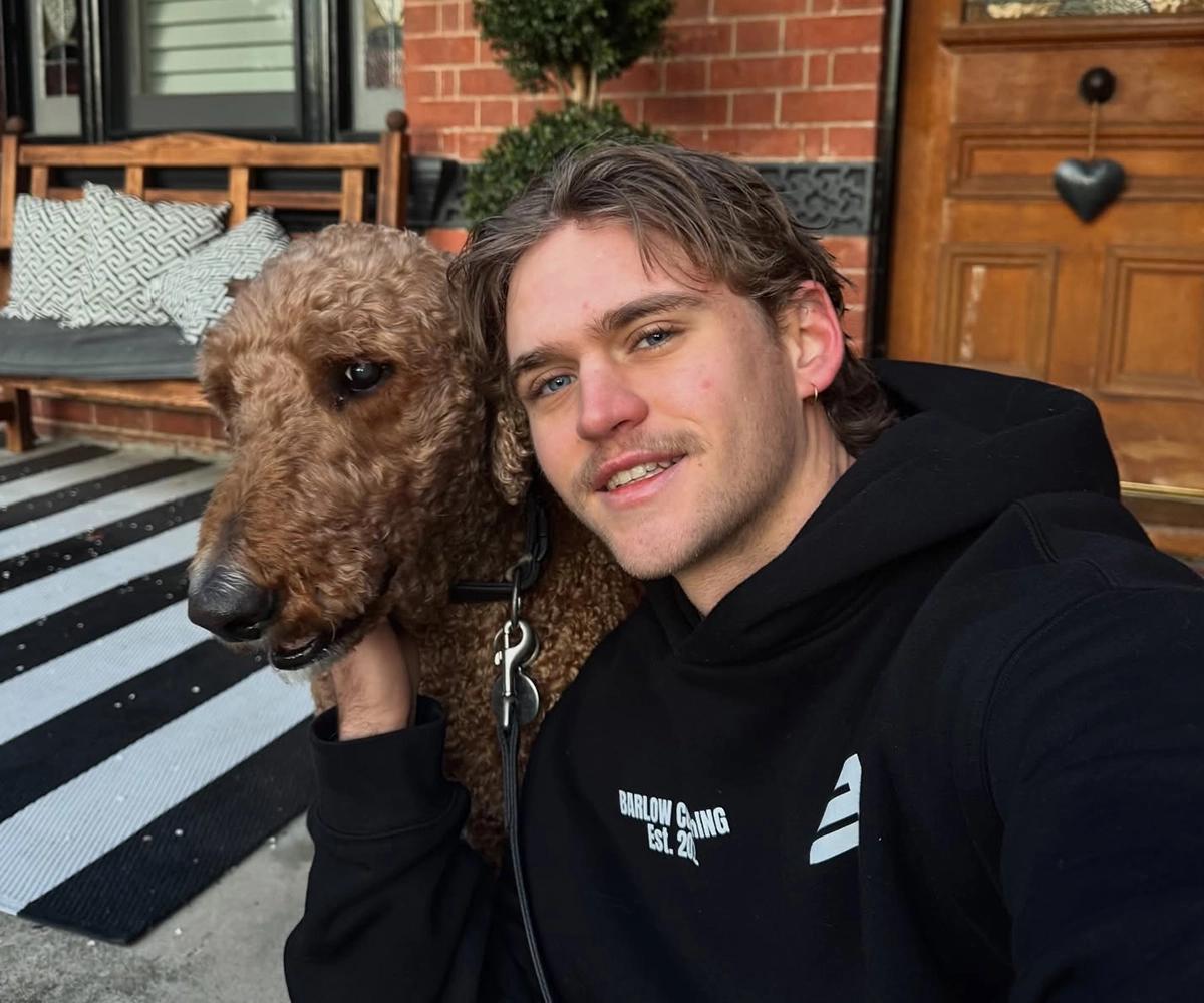 BN Ambassador Jakob Barlow with his dog