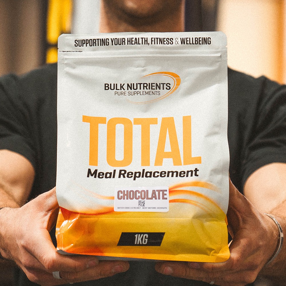For busy individuals seeking proper nutrition on-the-go, Bulk Nutrients' Total Meal Replacement is an ideal supplement, containing all necessary components for a single meal. Chocolate flavour.