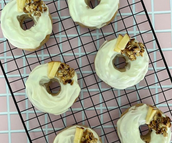 Apple Crumble Donuts
