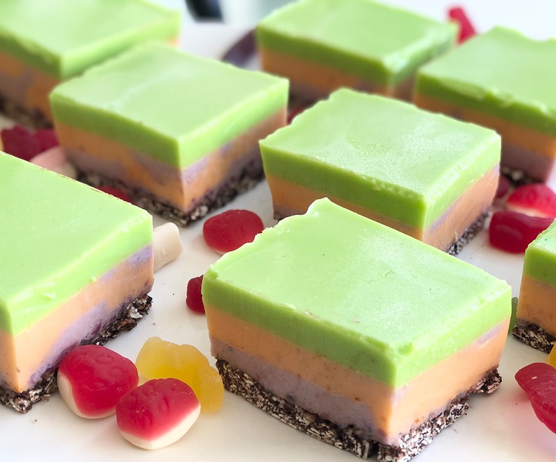 Colourful Protein Party Slice Recipe