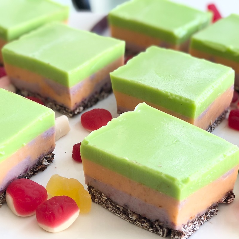 Colourful Protein Party Slice Recipe