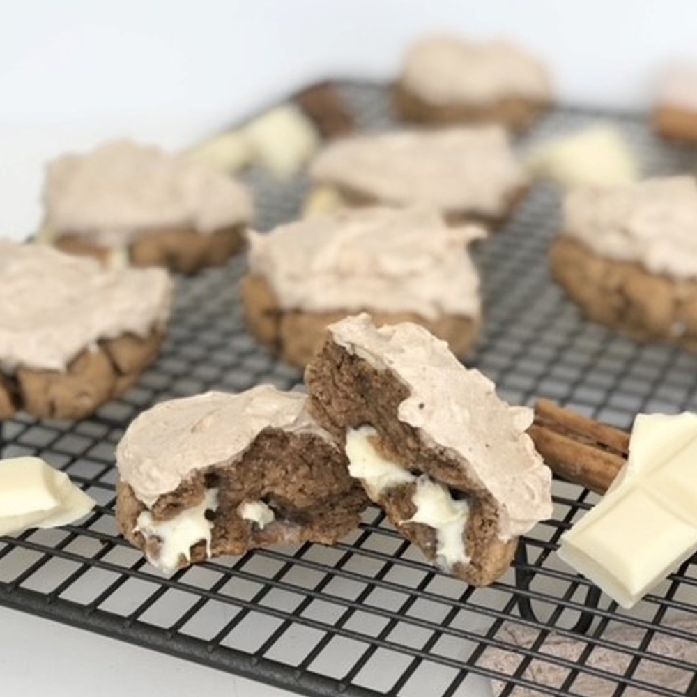 White Choc Chai Cinnabon Cookies | Bulk Nutrients Recipes